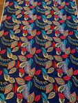 Blue African Inspired Cotton Fabric