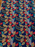 Blue African Inspired Cotton Fabric