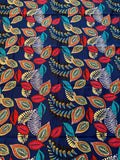 Blue African Inspired Cotton Fabric