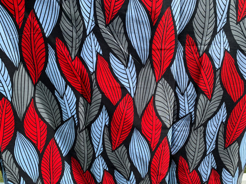 Leaf Pattern Cotton Fabric