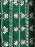 Green and White Aunty K Cotton Fabric