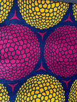 African Inspired Honeycomb Cotton Fabric